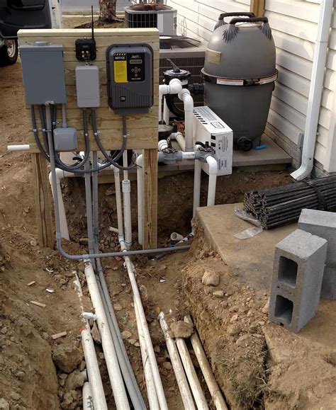 electrical box for above ground pool|swimming pool electrical layout.